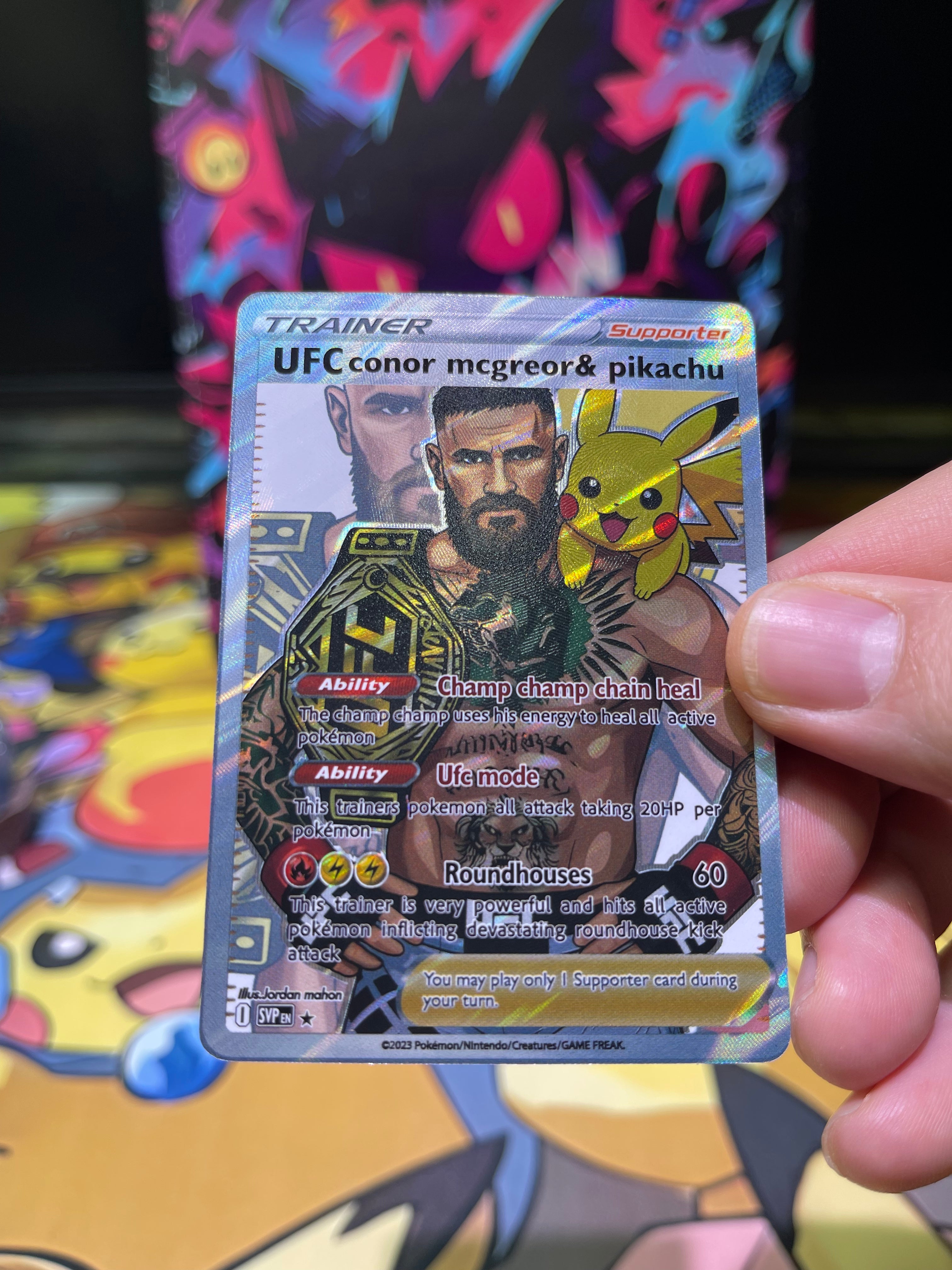 UFC conor mcgreor& pikachu--Y138