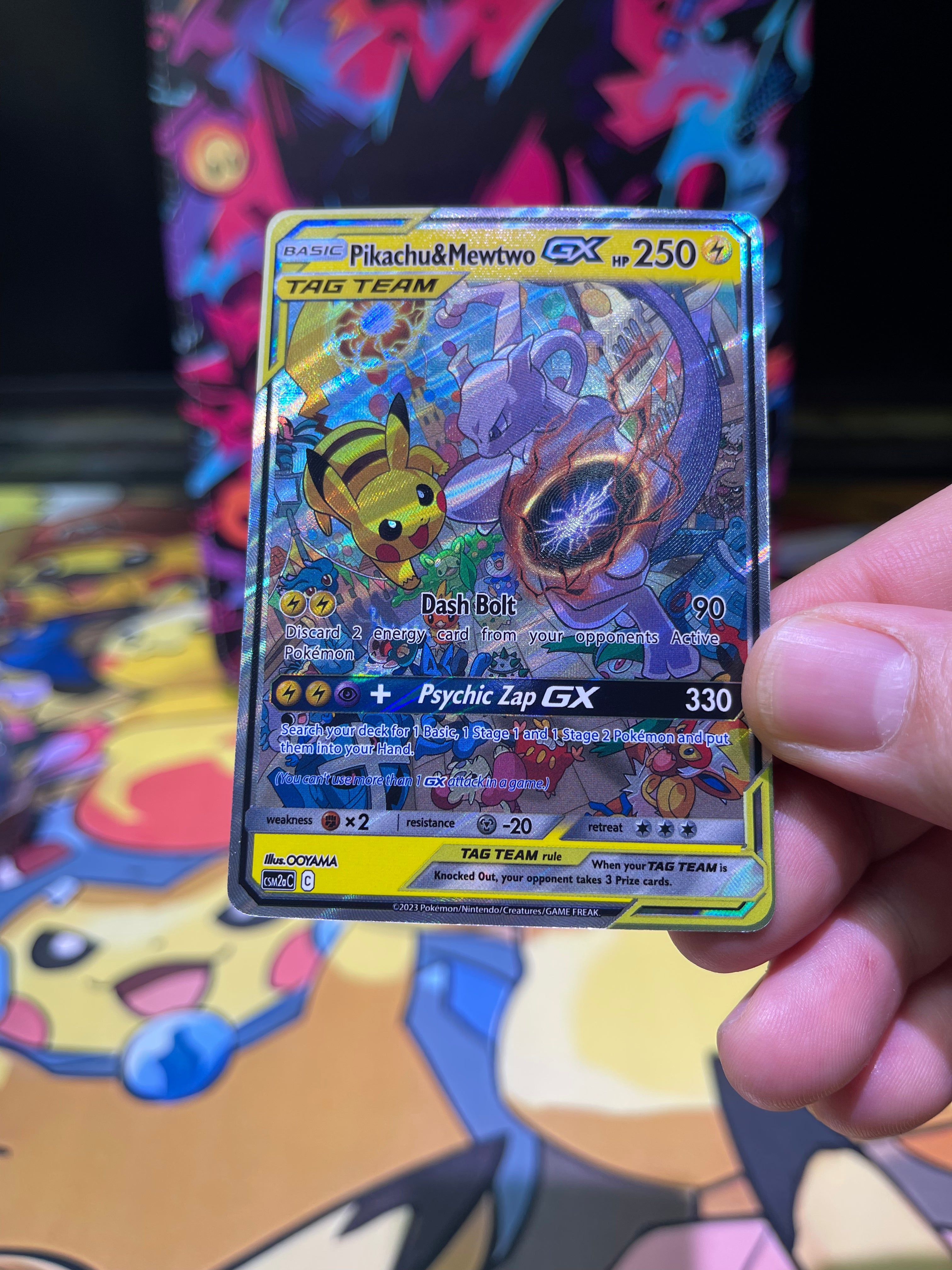 Pikachu&Mewtwo GX--Y147