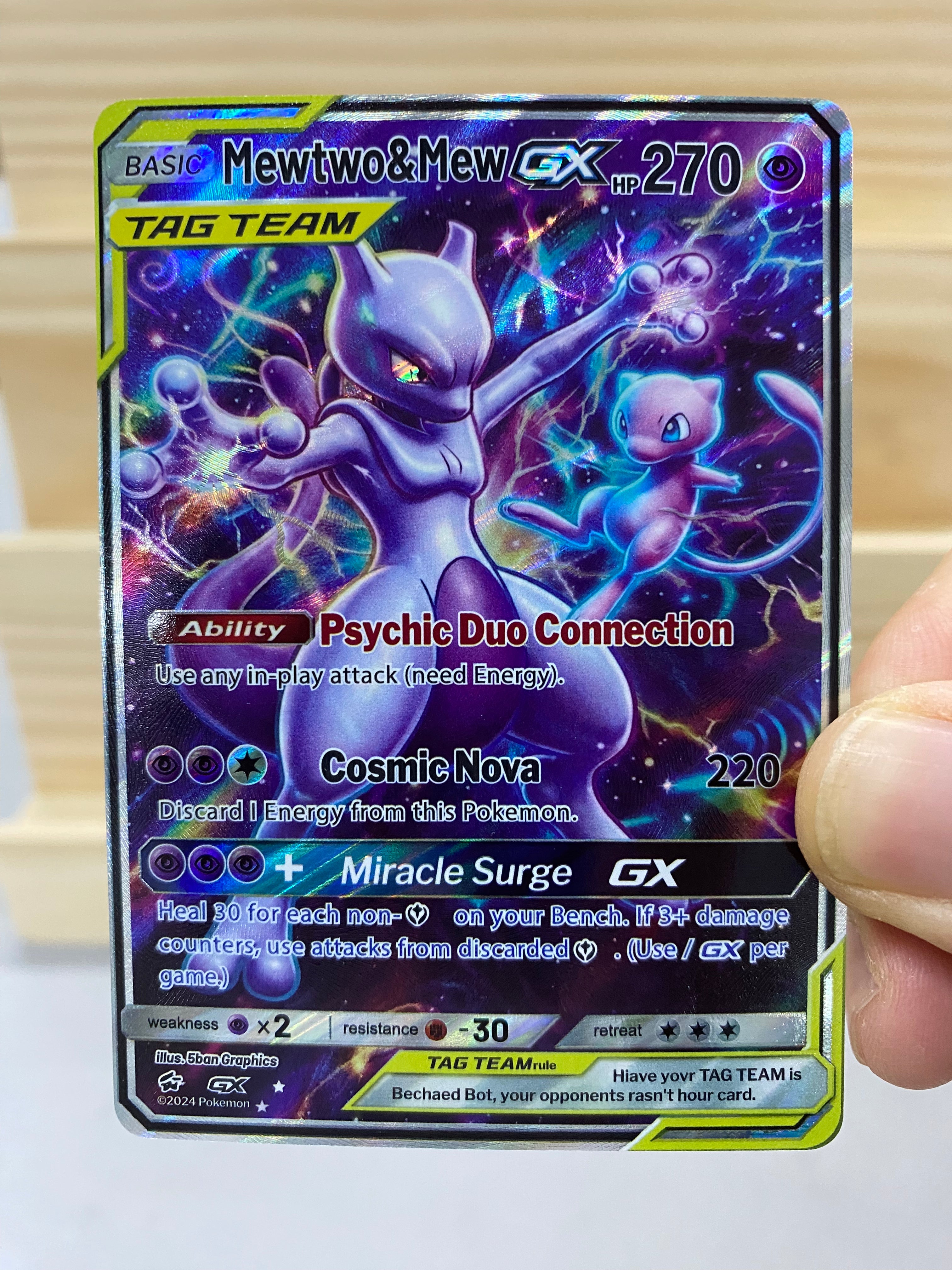 Mewtwo&Mew GX--Y004