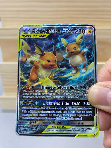 Raichu&Alolan Raichu GX--Y025