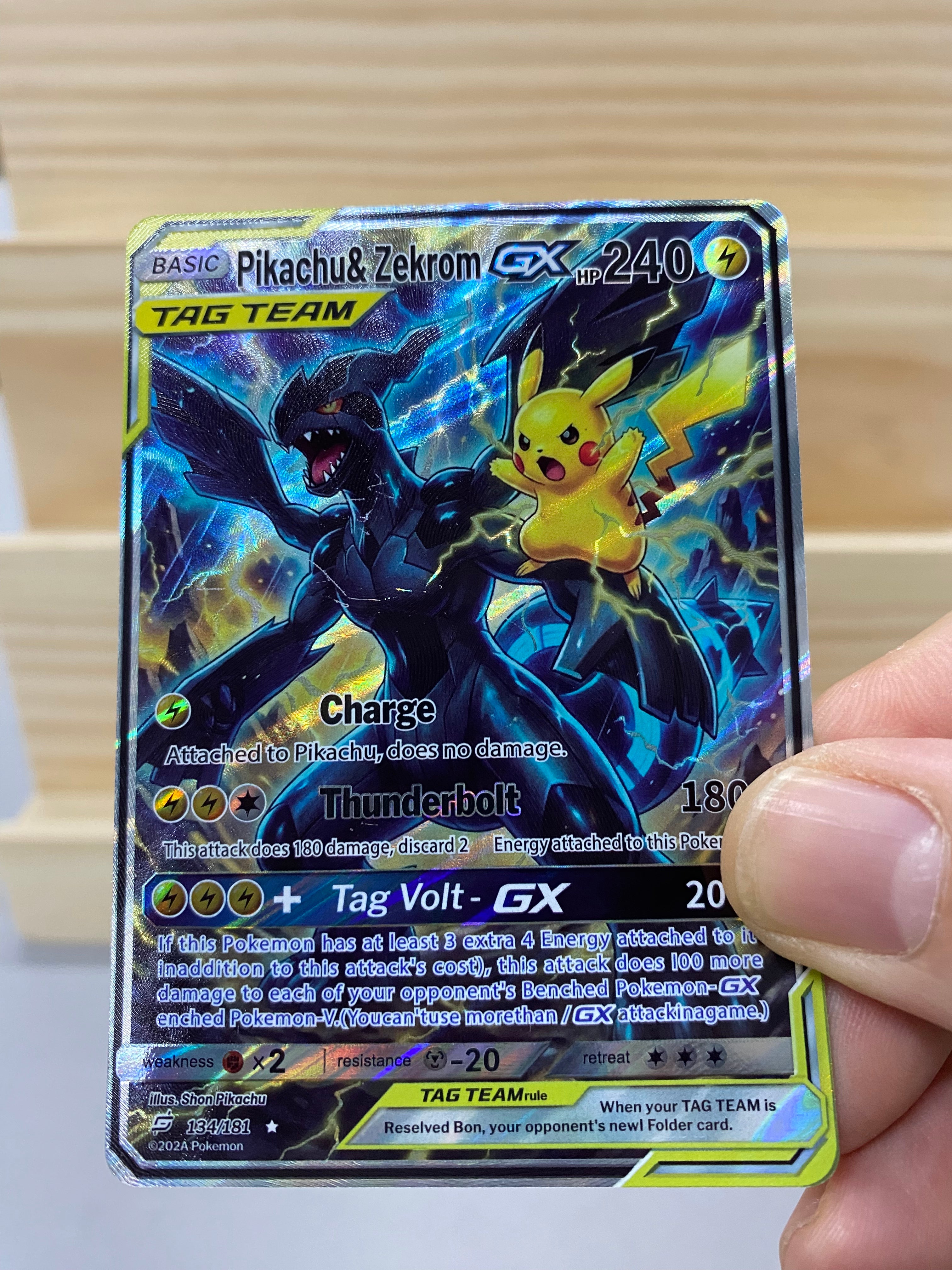 Pikachu& Zekrom GX--Y039