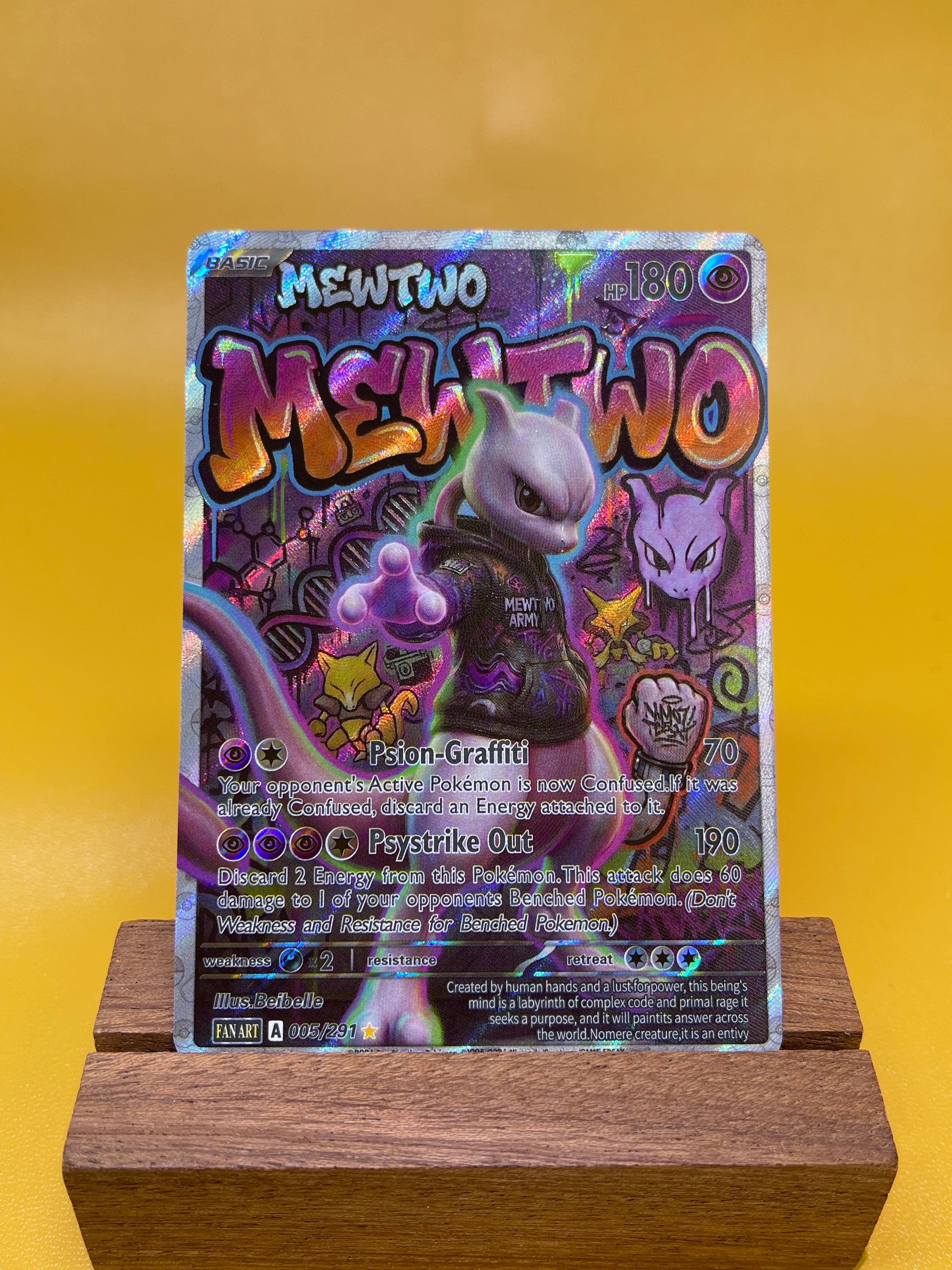 Mewtwo Graffiti Style--Y305