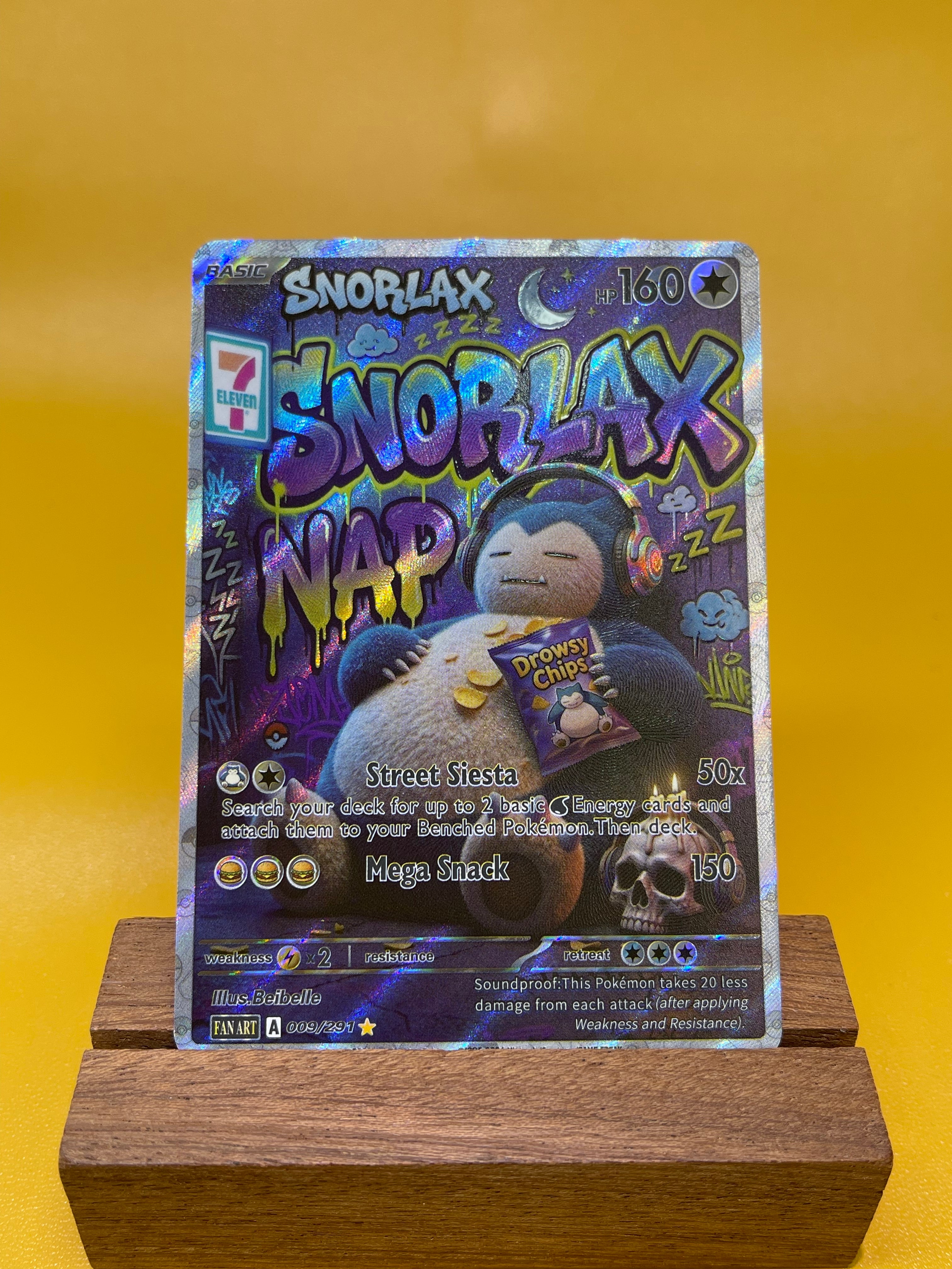 Snorlax Graffiti Style--Y309
