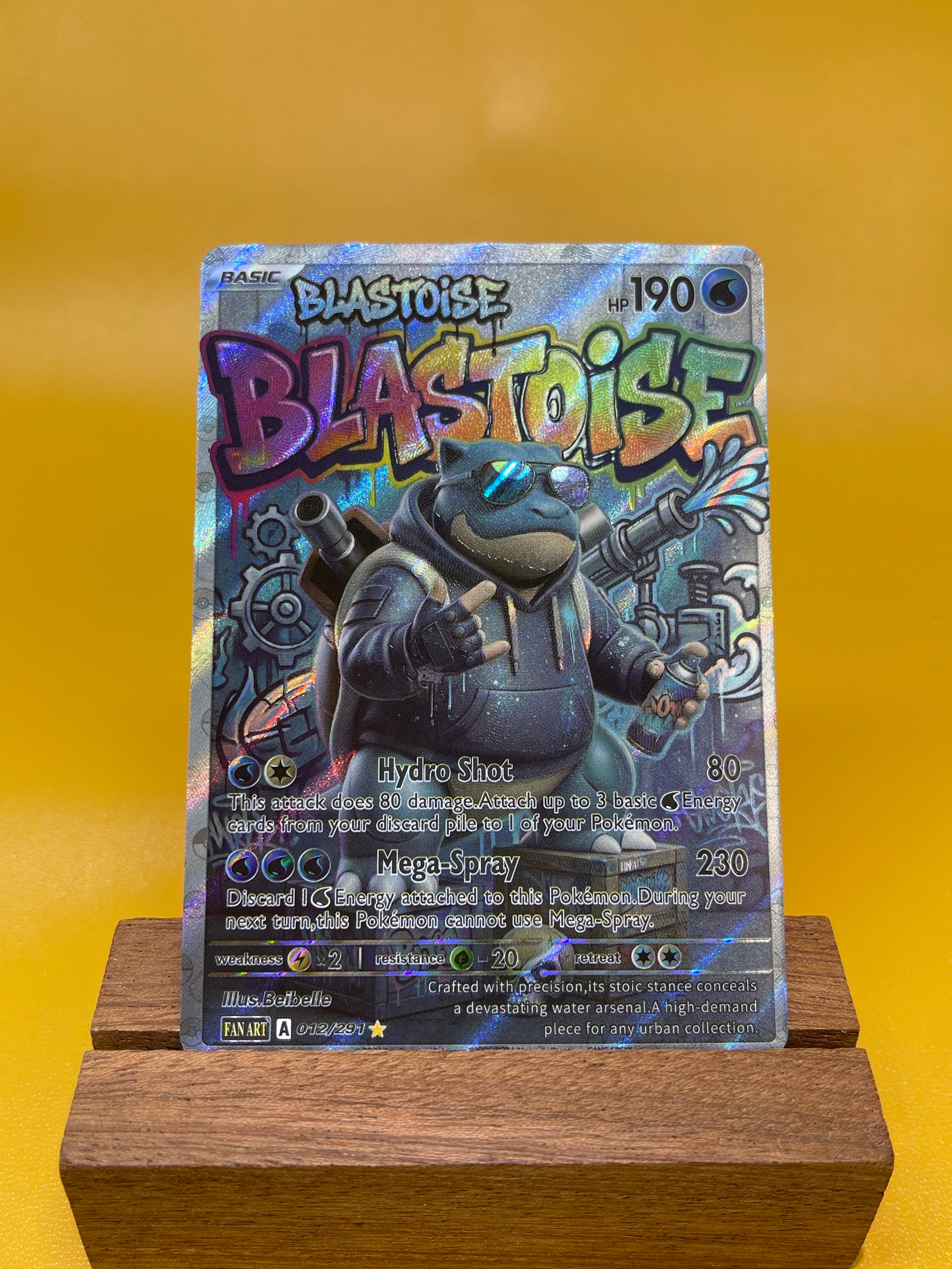Blastoise Graffiti Style--Y312
