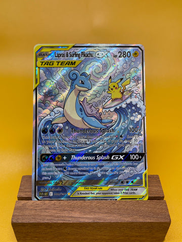 Lapras & Surfing Pikachu--Y336