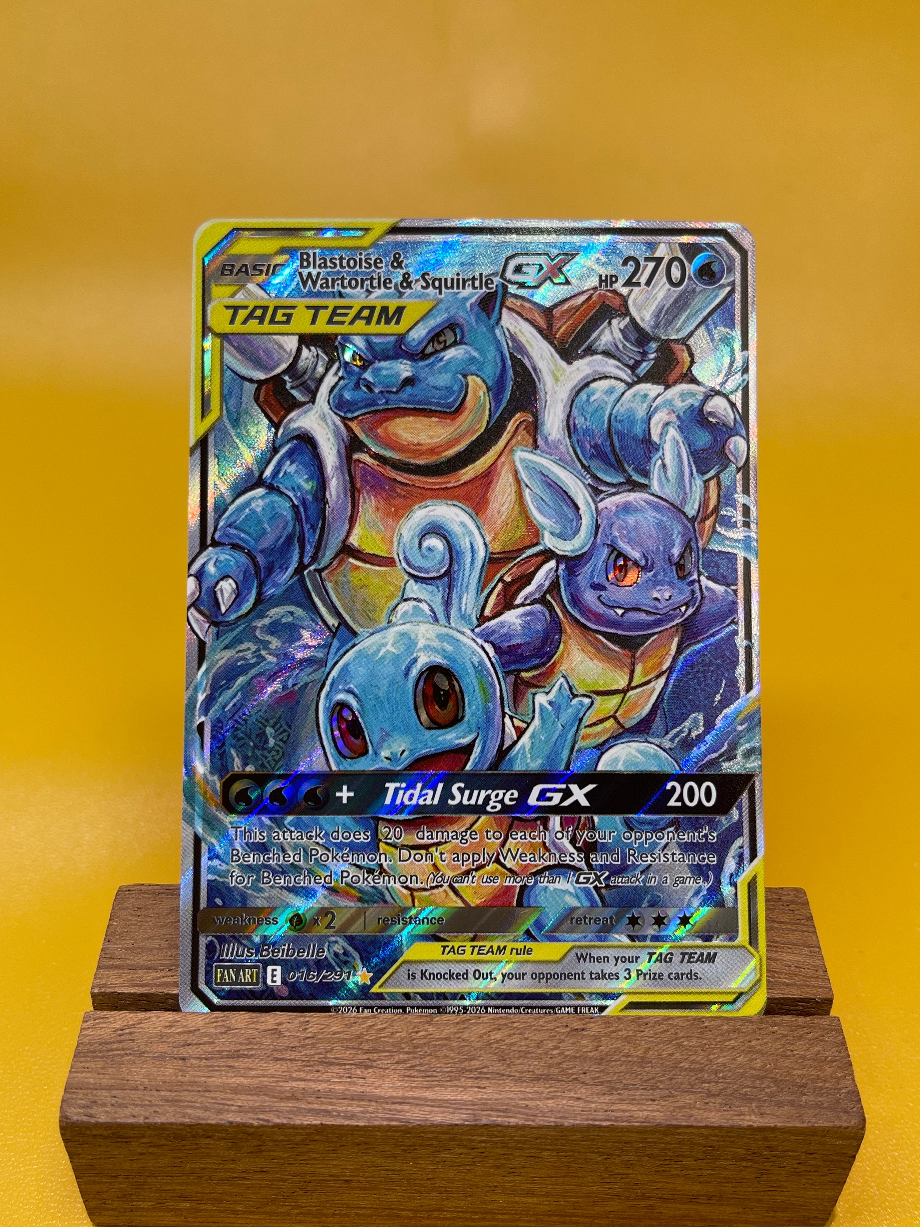 Squirtle & Wartortle & Blastoise--Y344