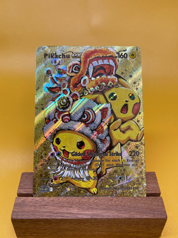 Lion Head Pikachu Hand-drawn--Y353