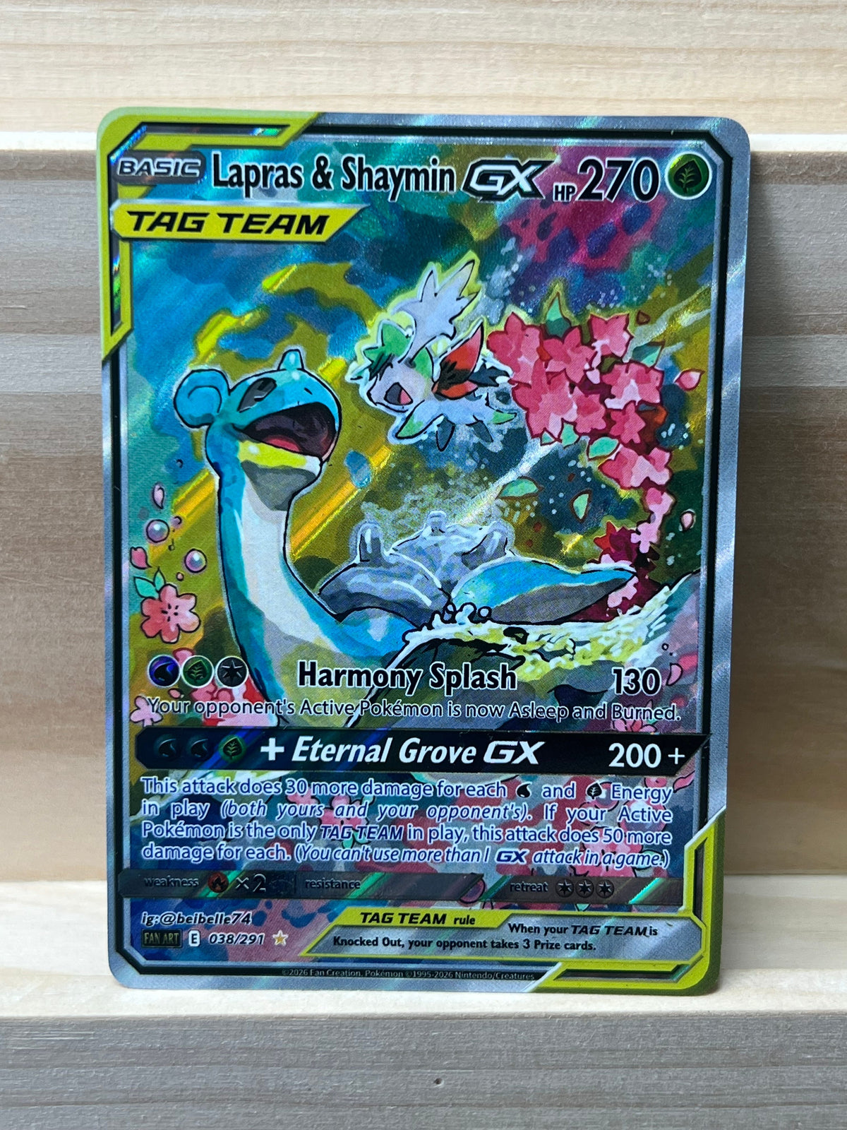 Lapras & Shaymin GX*-Y506