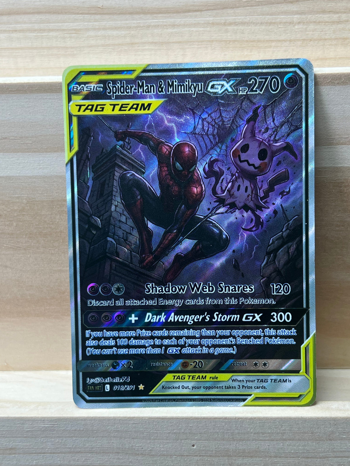 Spider-Man & Mimikyu GX*-Y540