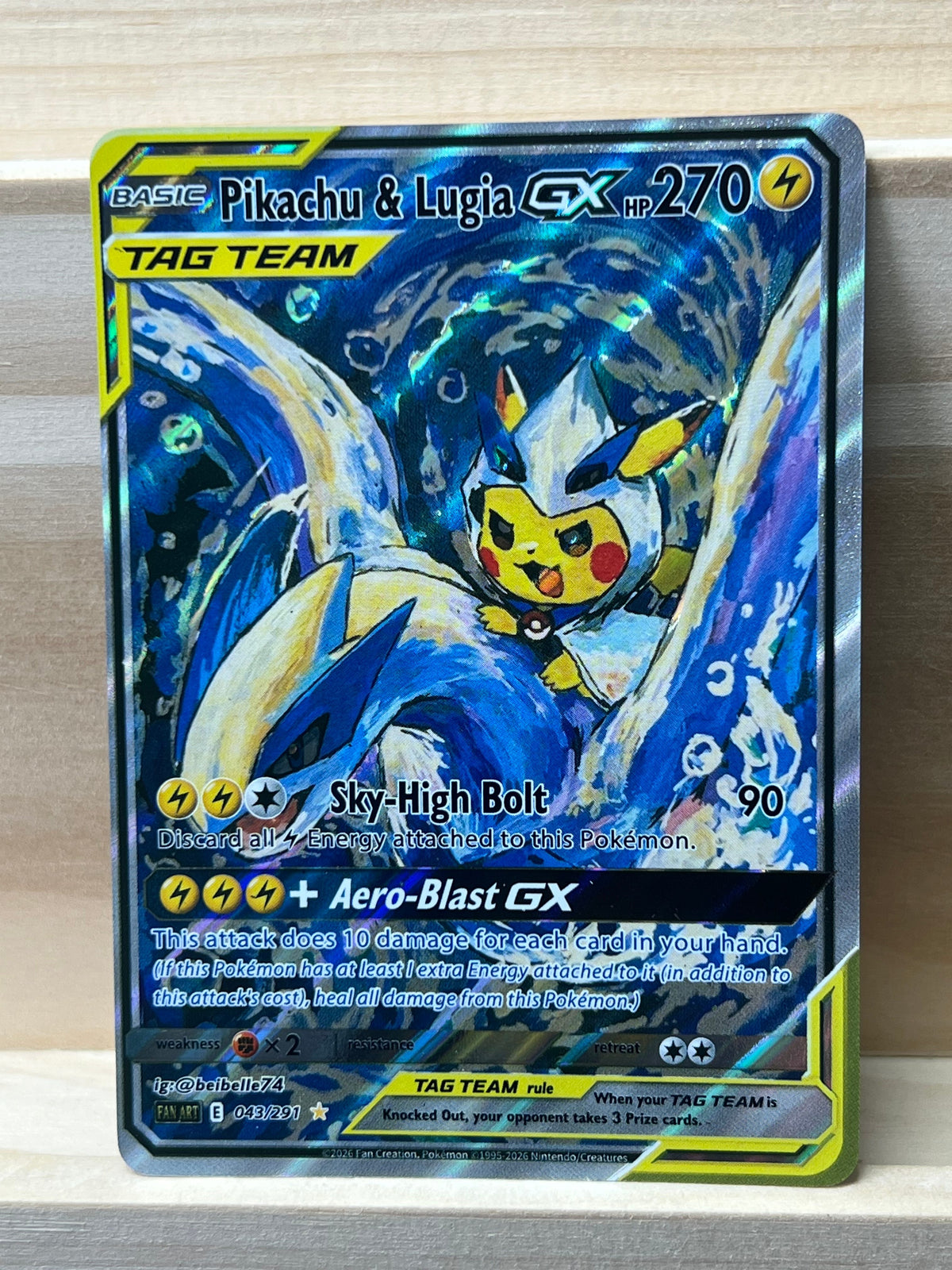 Pikachu & Lugia GX*-Y603