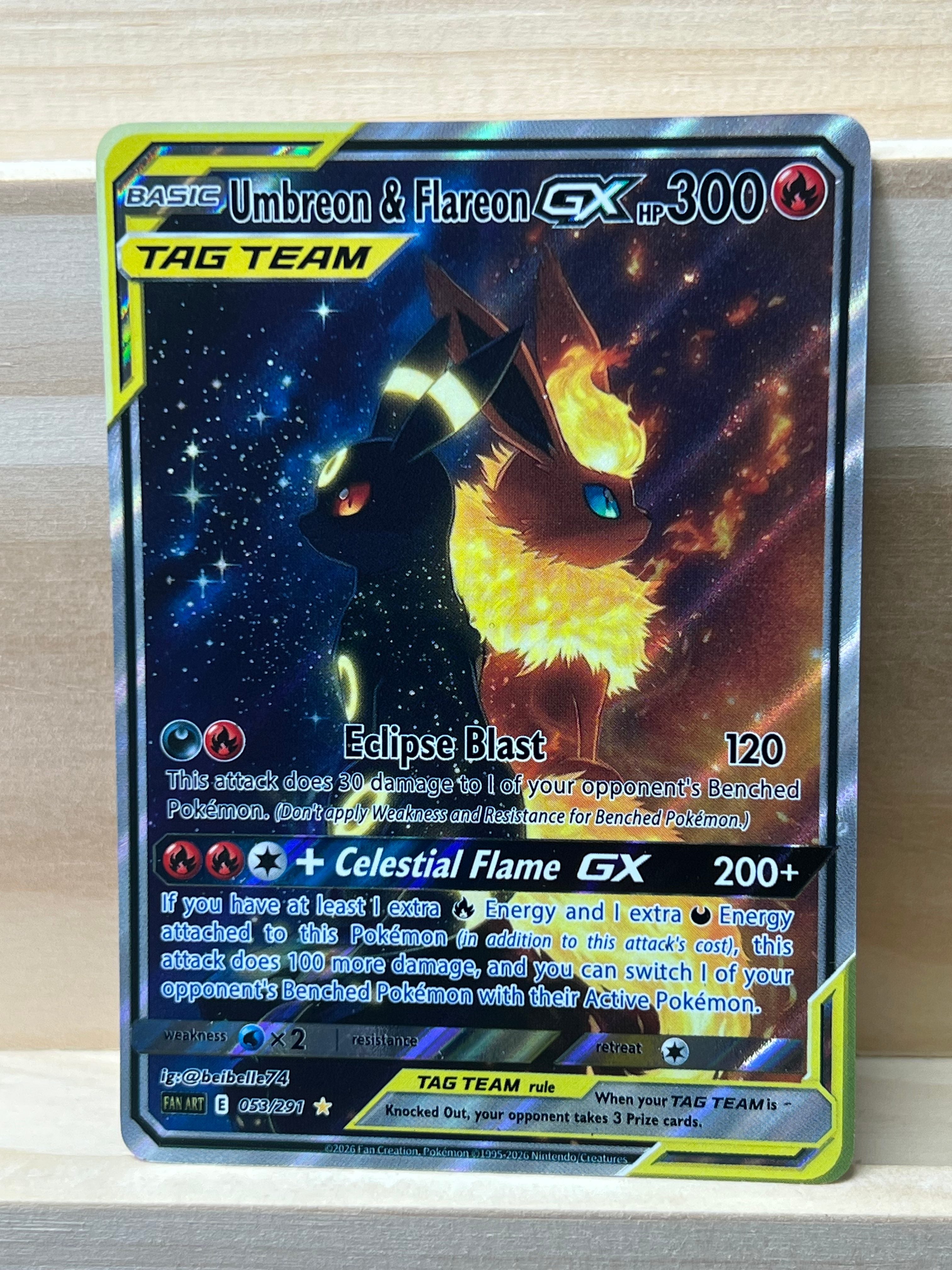Umbreon & Flareon GX*-Y608