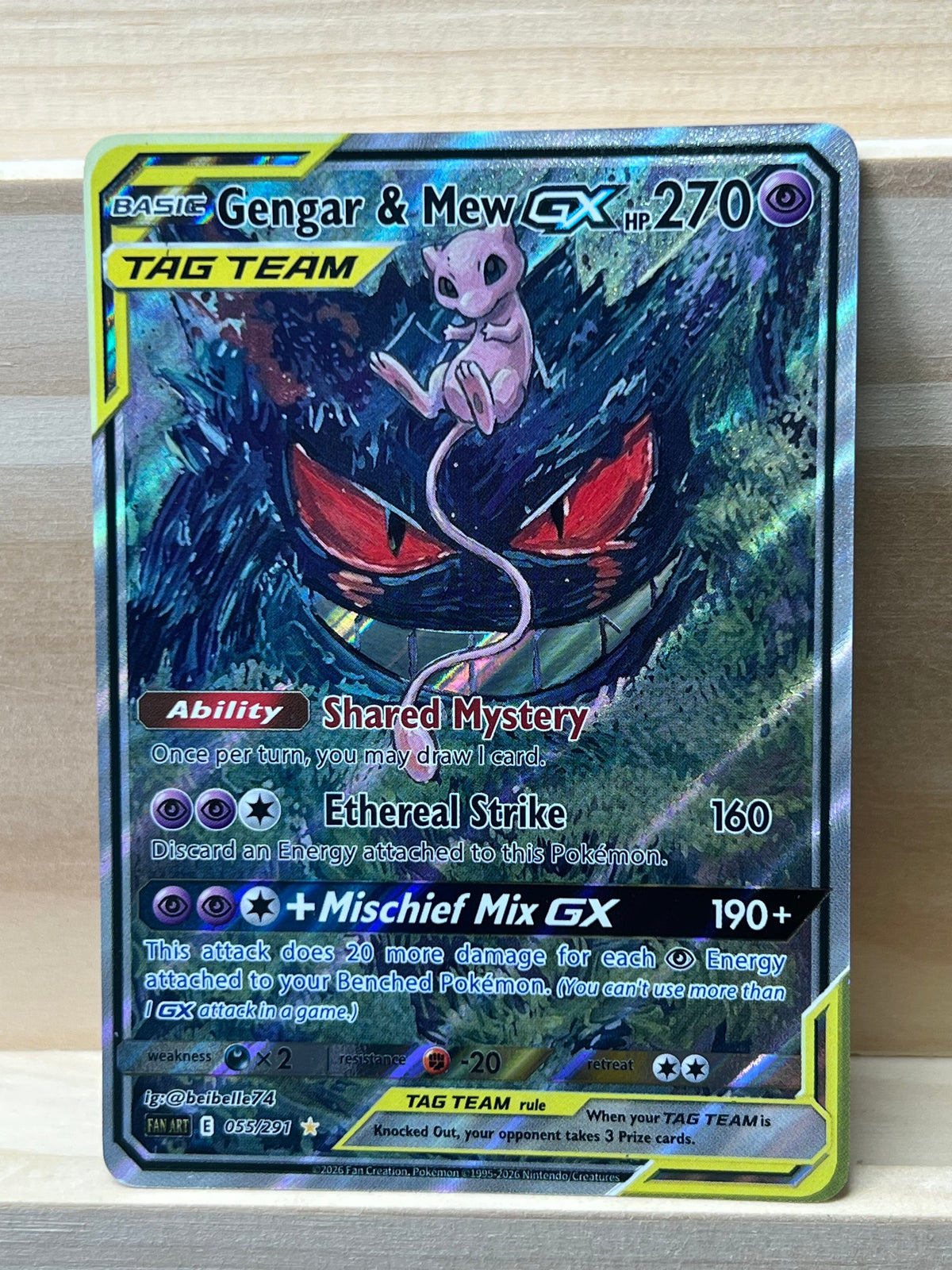 Gengar & Mew GX*-Y609