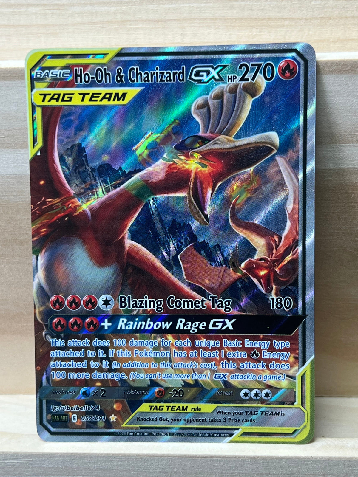 Ho-Oh & Charizard GX*-Y610