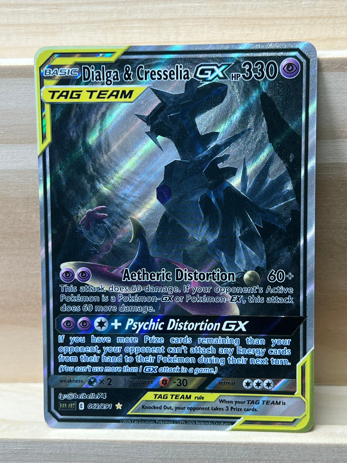 Dialga & Cresselia GX*-Y612