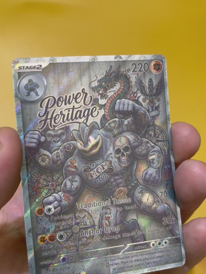 Machamp Tattoo Style--Y313
