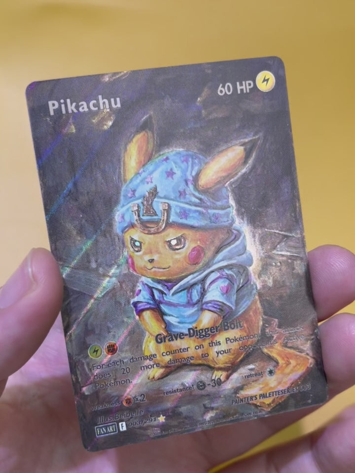 Pikachu Hand-drawn--Y349