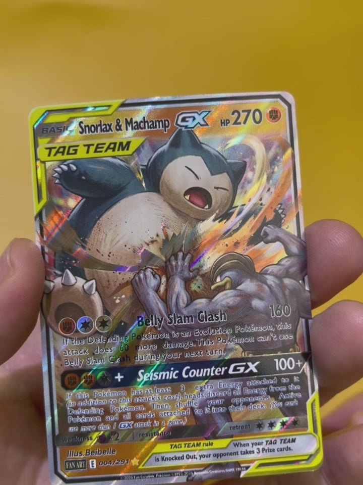 Snorlax & Machamp--Y332