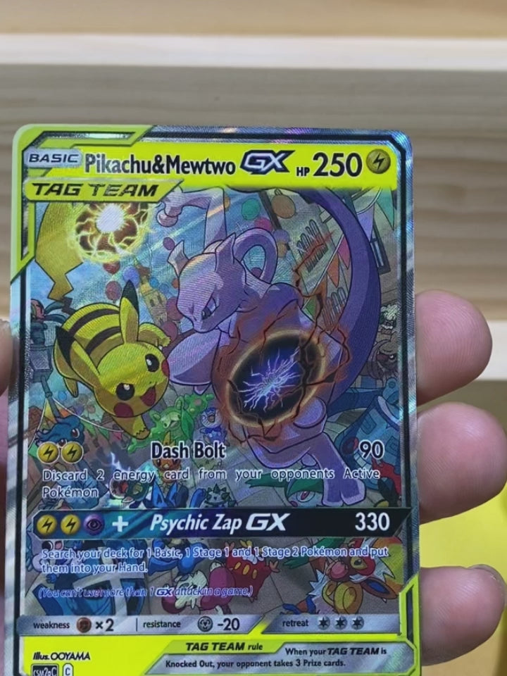 Pikachu&Mewtwo GX--Y147