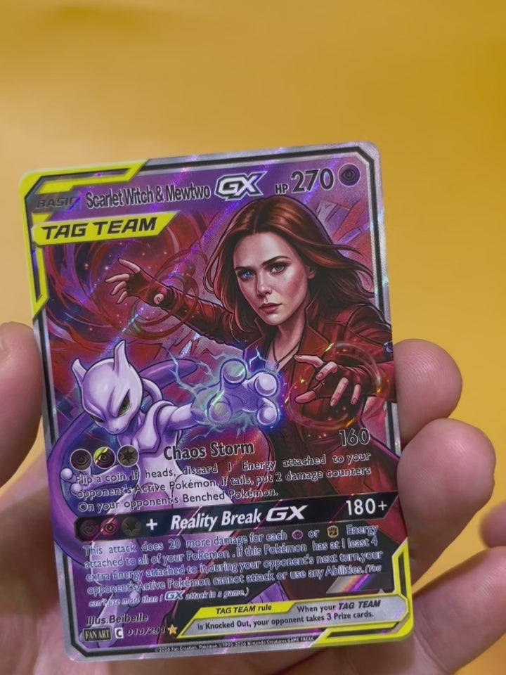 Scarlet Witch & Mewtwo--Y325