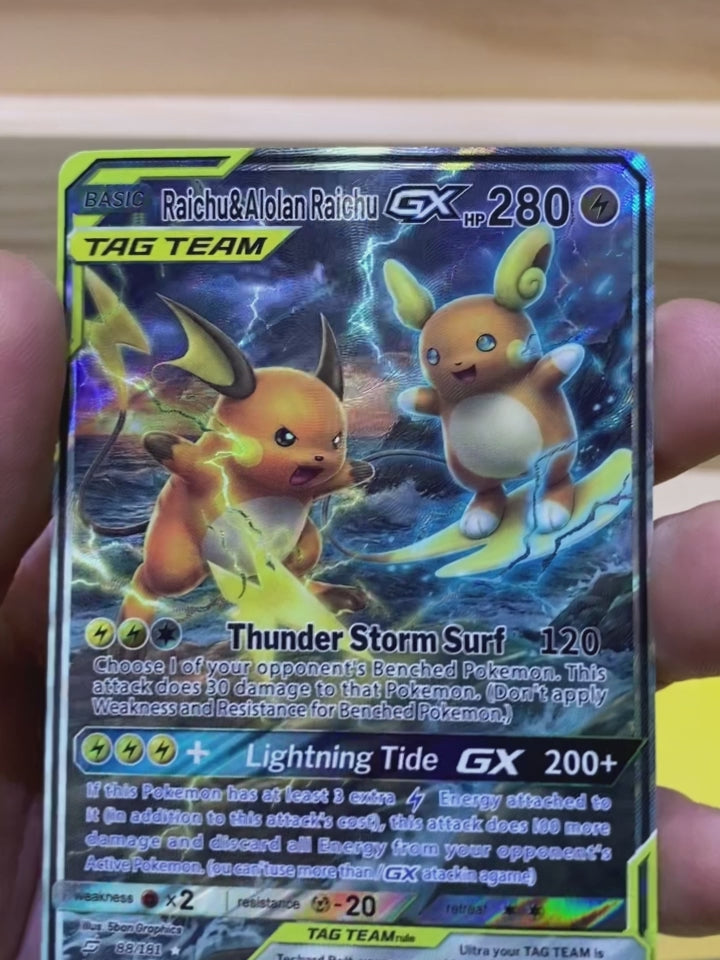 Raichu&Alolan Raichu GX--Y025