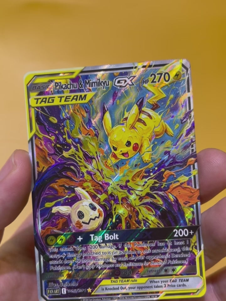 Pikachu & Mimikyu--Y334