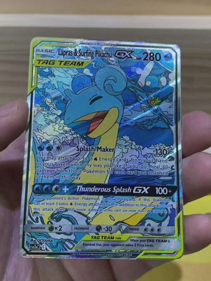 Lapras&Surfing Pikachu GX--Y107