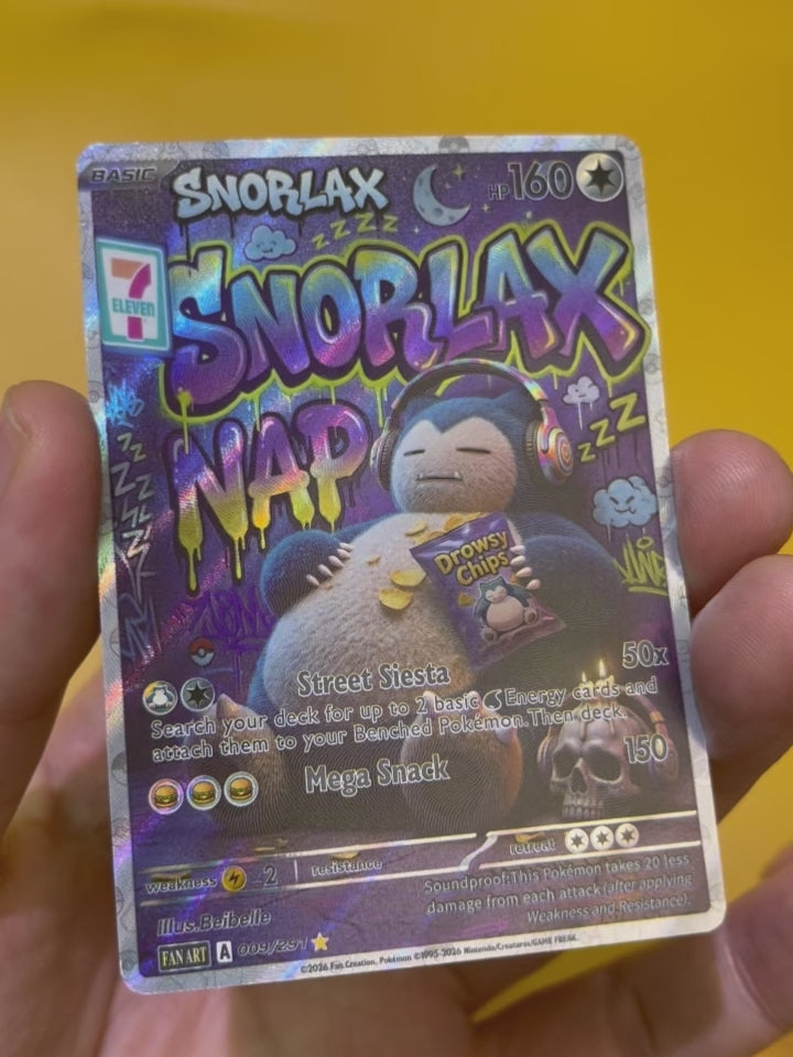 Snorlax Graffiti Style--Y309