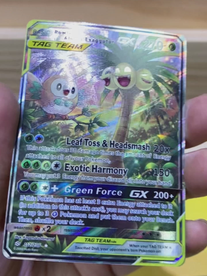 Rowlet&Alolan Exeggutor GX--Y036