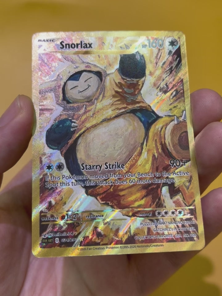 Snorlax Hand-drawn*-Y417