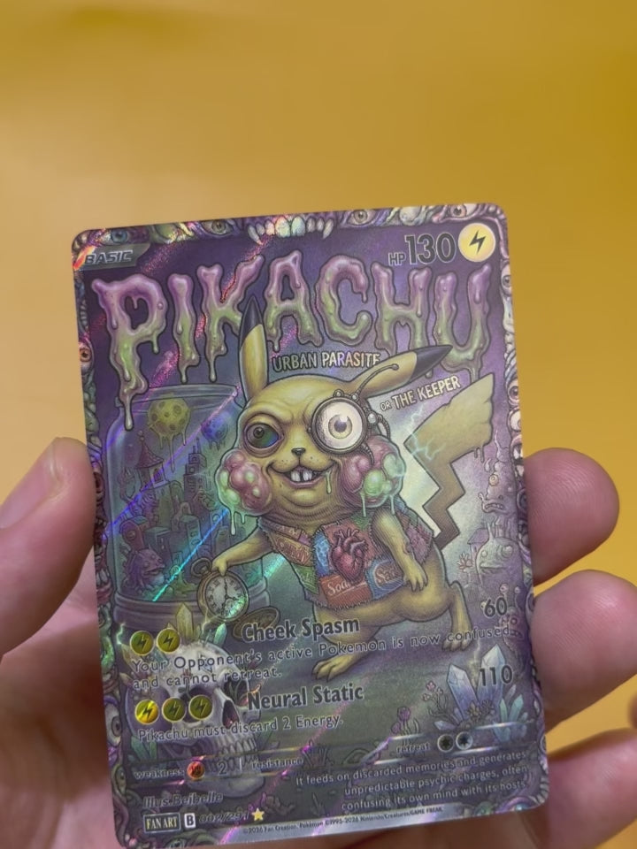 Pikachu Lowbrow Style--Y314