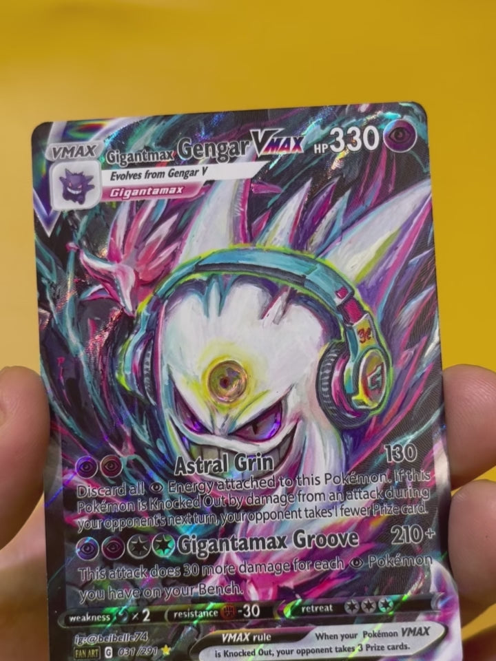Gigantamax Gengar Hand-drawn*-Y416
