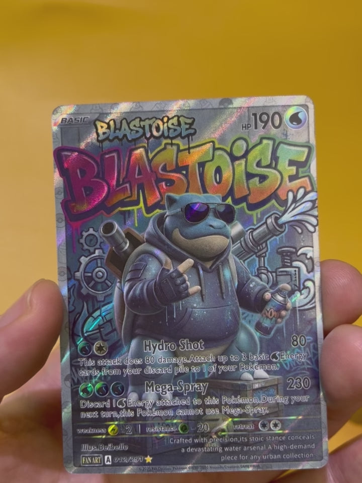 Blastoise Graffiti Style--Y312