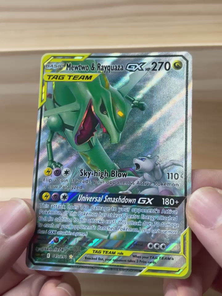 Mewtwo & Rayquaza GX*-Y604
