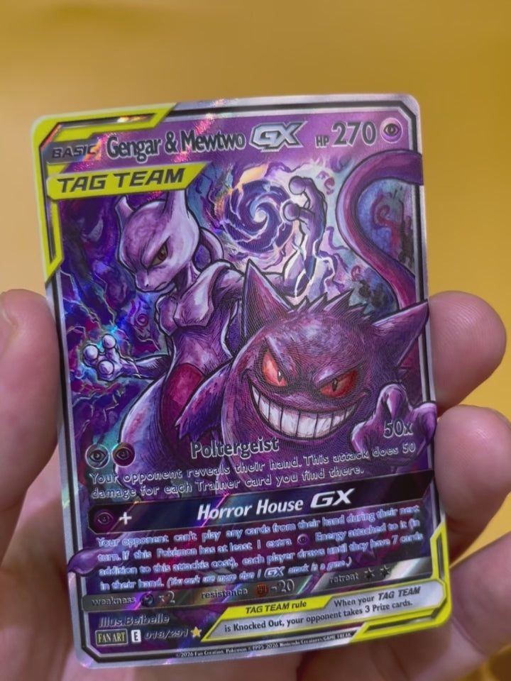 Gengar & Mewtwo--Y346