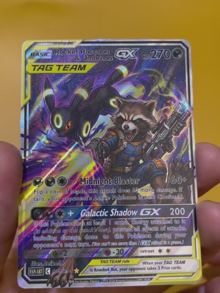 Rocket Raccoon & Umbreon--Y324