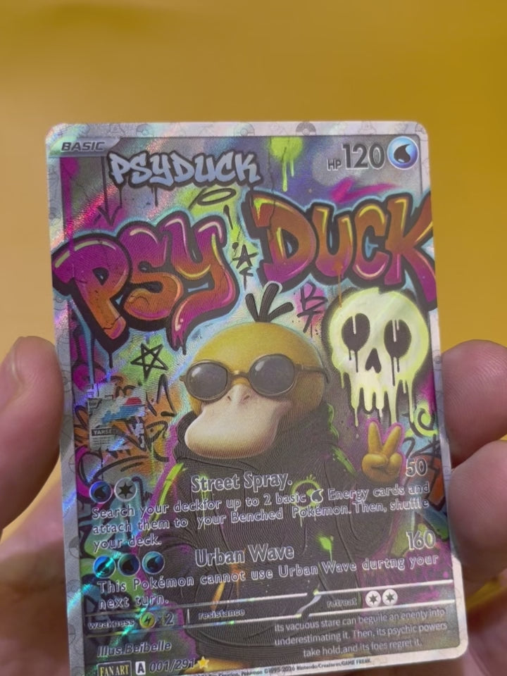 Psyduck Graffiti Style--Y301