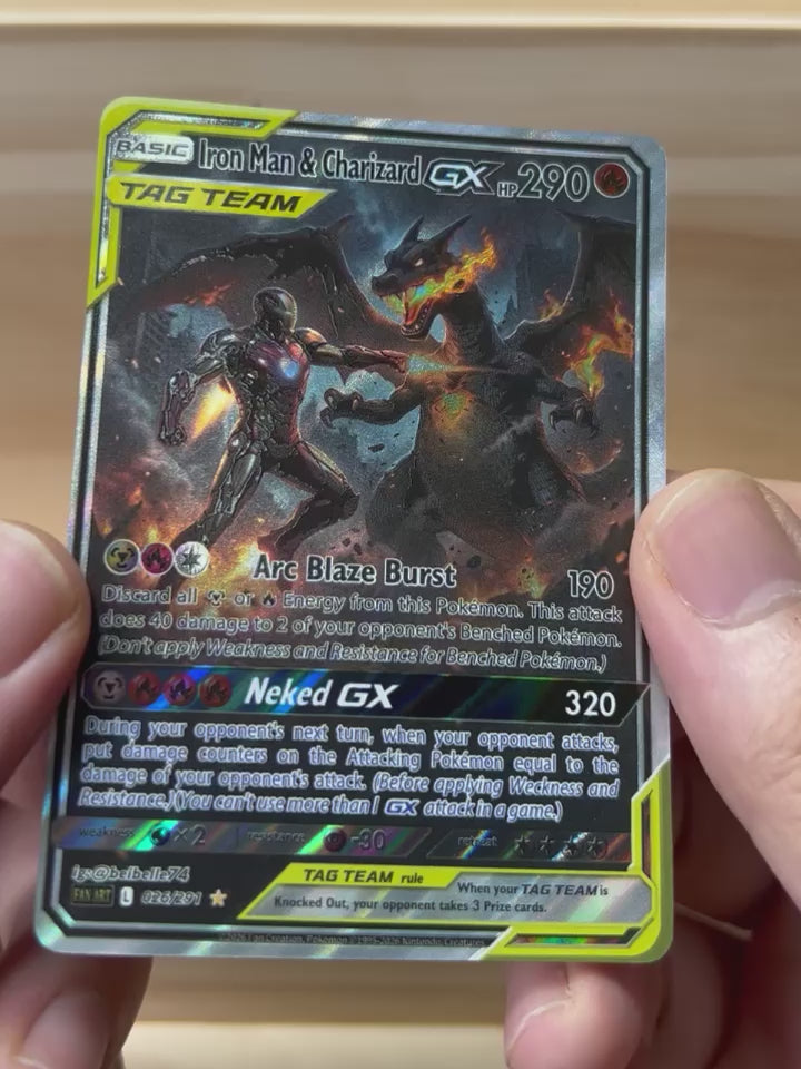 Iron Man & Charizard GX*-Y545
