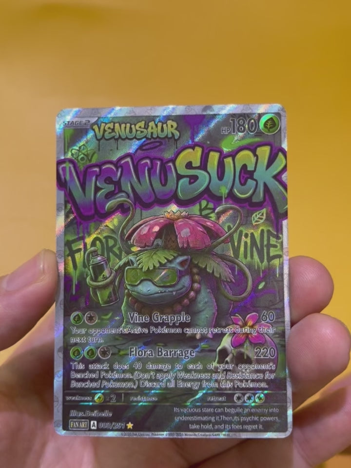 Venusaur Graffiti Style--Y303