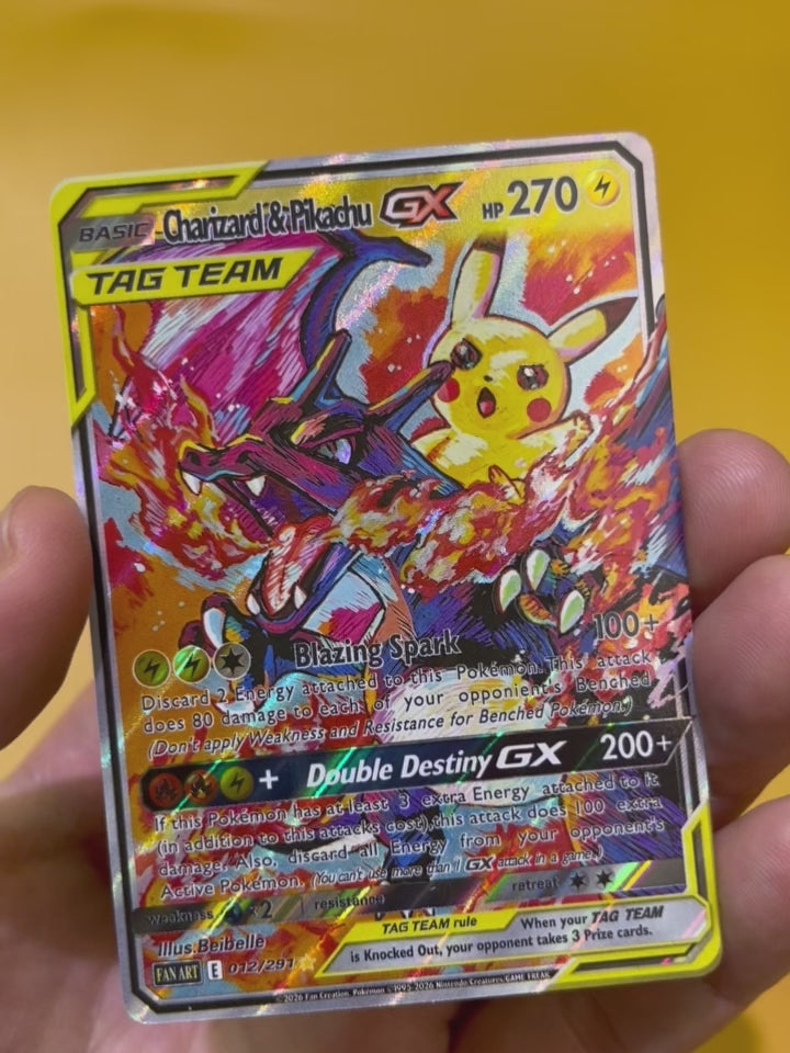 Charizard & Pikachu--Y340