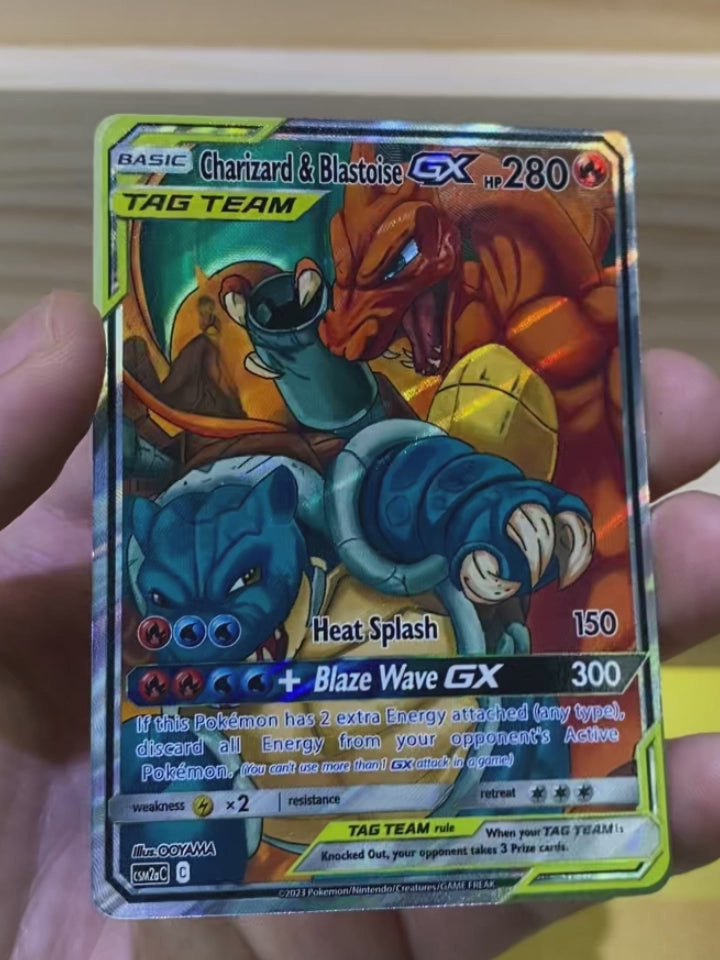 Charizard&Blastoise GX--Y151